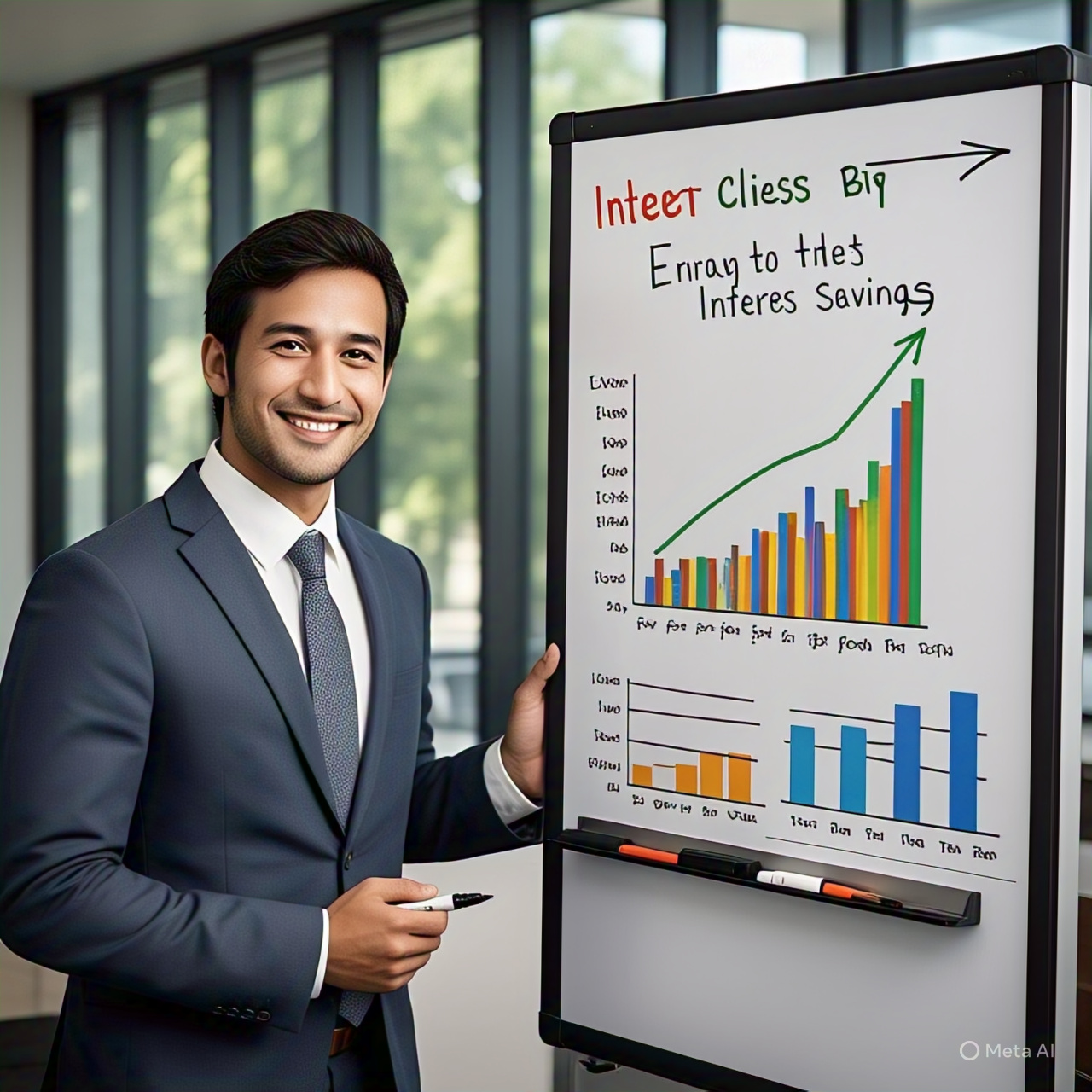 Chart showing interest savings due to part payments
